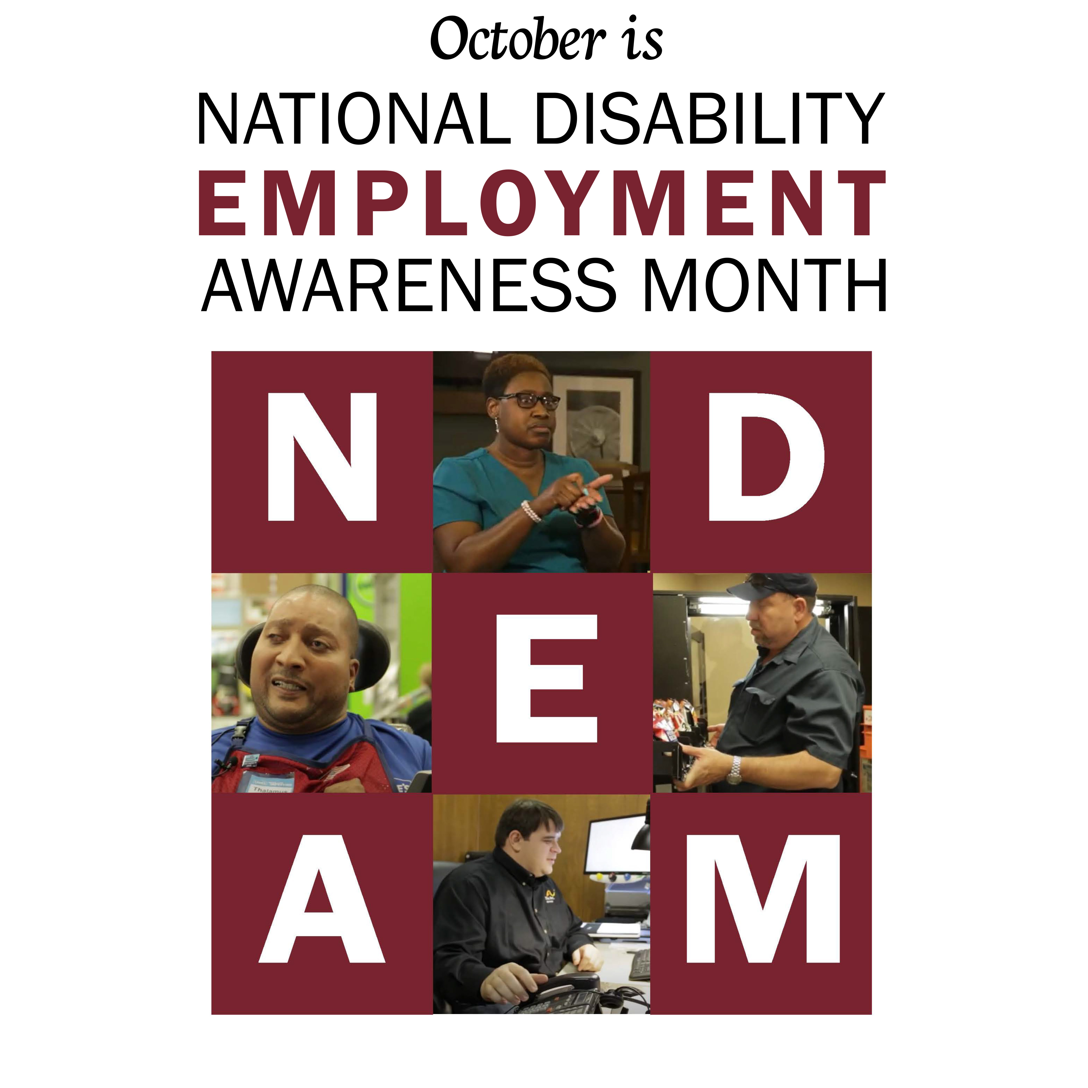 National Disability Employment Awareness Month Mdrs 9133